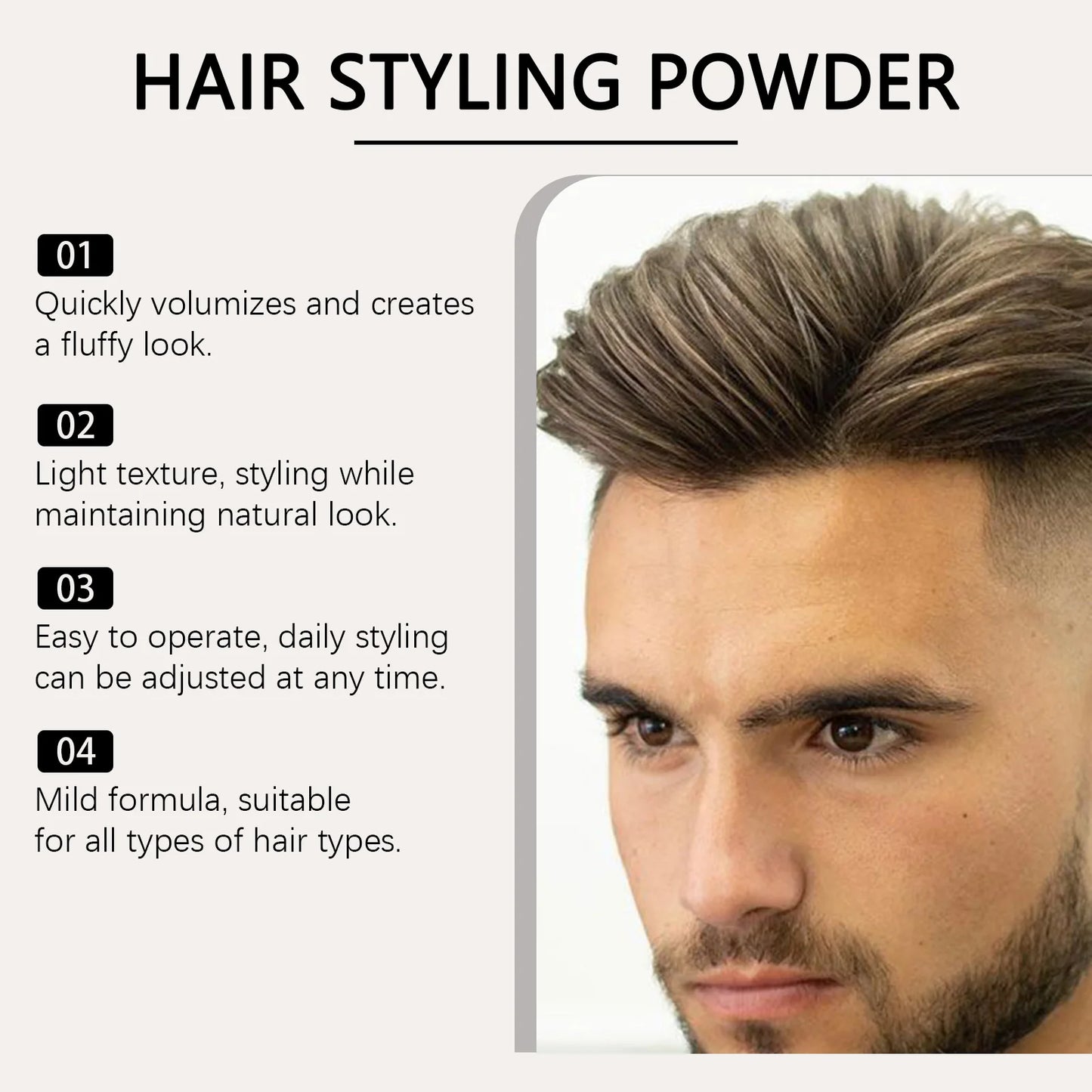 Keratin Hair Volumizing Powder Strong Holding Improve Regrowth Styling Increase Fluffy Keep Refresh Hair Building Fiber Powders